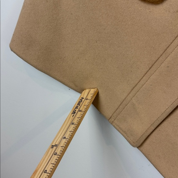 Club Monaco Ryan Italian Wool Hooded Camel Coat - Picture 7 of 14